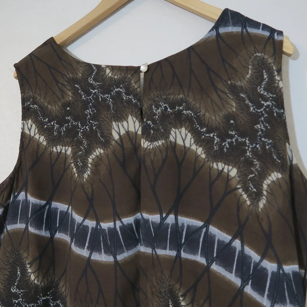 Dress-U-II by Sharon Maxi Dress Artsy Sleeveless‎ Safari